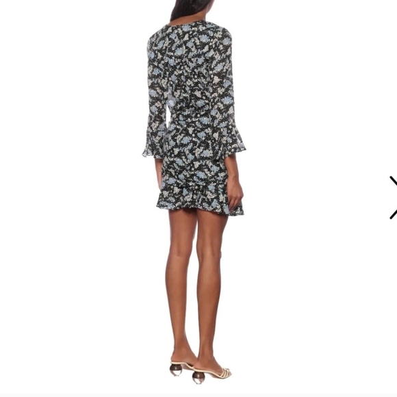 Veronica Beard Sean Silk Ruched Dress - Picture 2 of 9